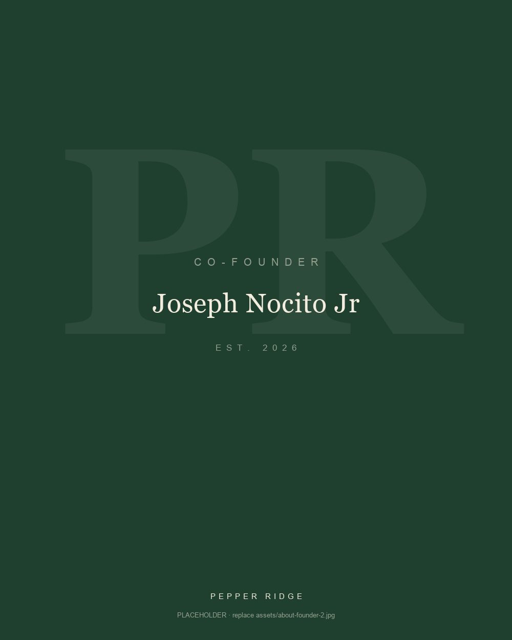 Joseph Nocito Jr, co-founder